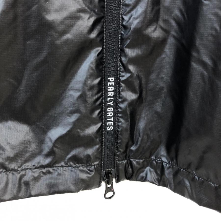 超美品)PEARLY GATES パーリーゲイツ ナイロンジャケット 黒×白