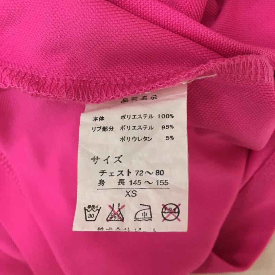ガッチャゴルフ 半袖ポロシャツ ピンク×黒 ラメロゴ 襟裏