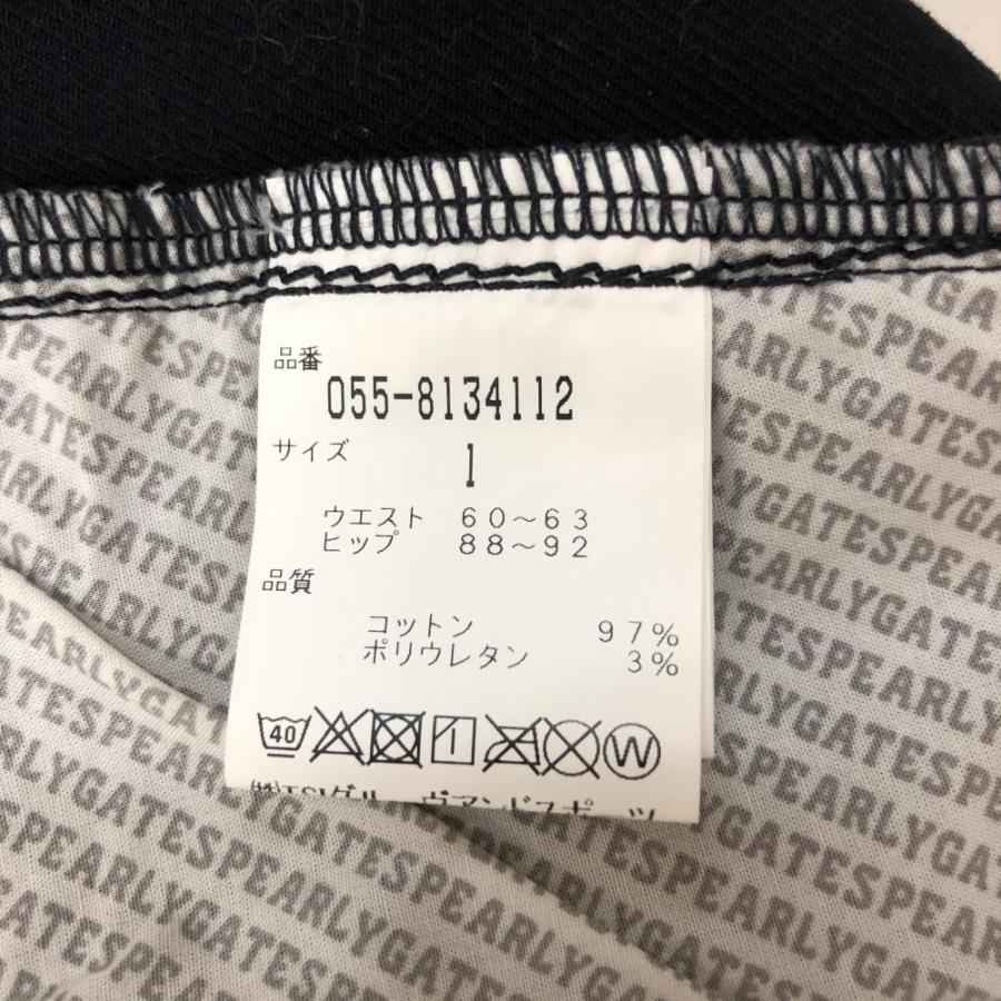 50%OFF価格／(美品)PEARLY GATES パーリーゲイツ スカート 黒 バック