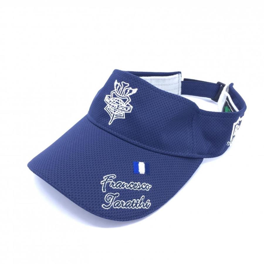 20%OFF価格／(美品)BEAMS GOLF ビームスゴルフ サンバイザー ネイビー
