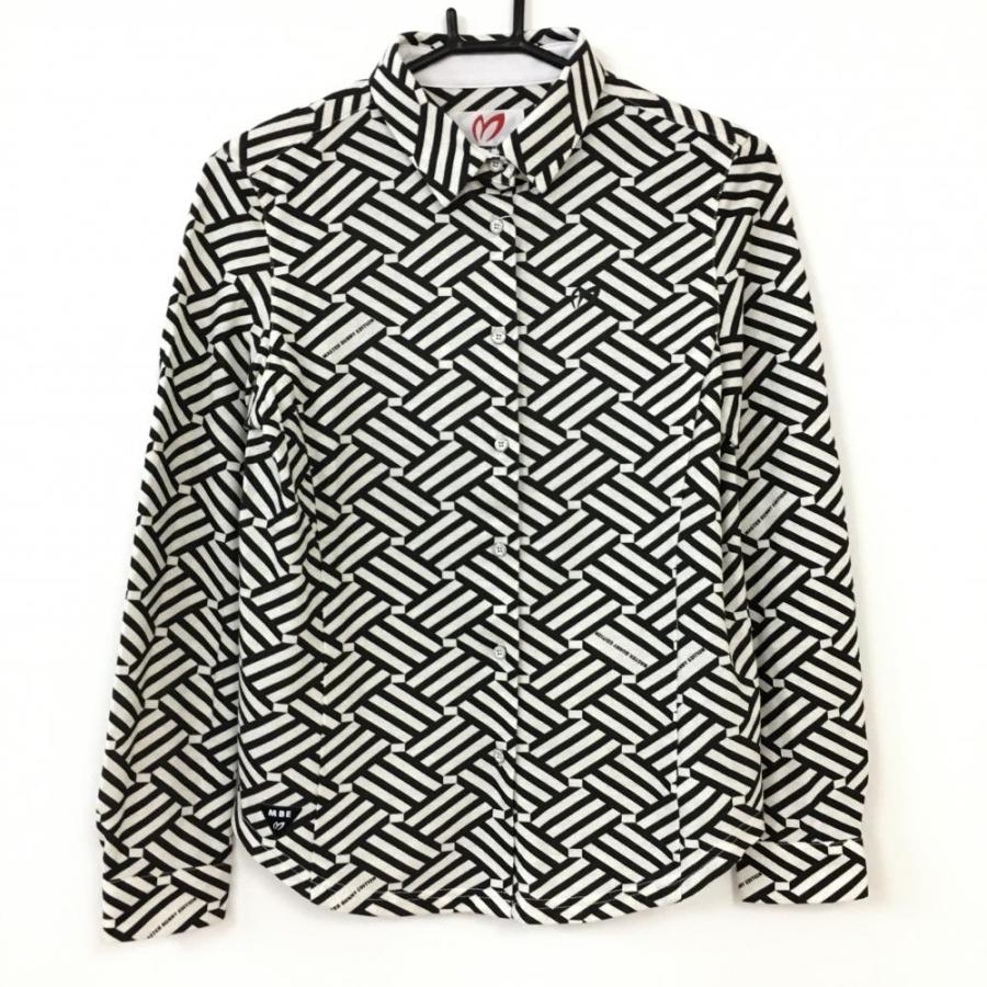 新品)55％OFF〜MASTER BUNNY EDITION マスターバニー 長袖シャツ 黒×白