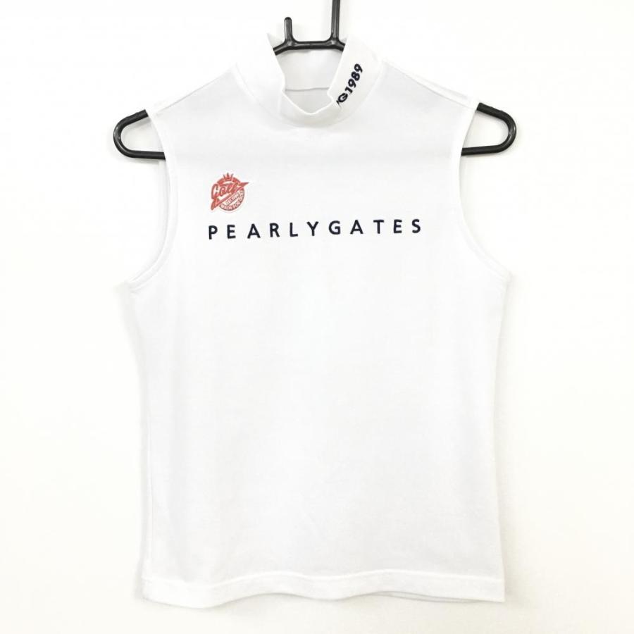 パーリーゲイツハイネックノースリーブシャツ 10%OFF価格／(美品)2020年＊PEARLY GATES パーリーゲイツ ハイネック