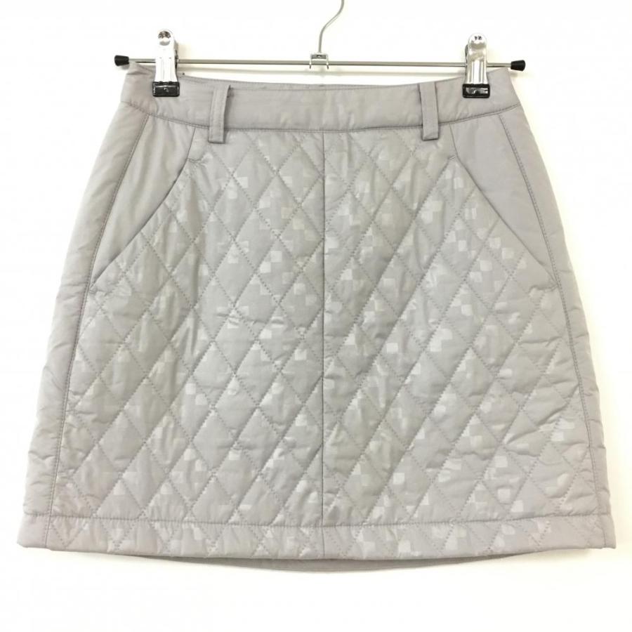 15%OFF価格／Callaway キャロウェイ 中綿スカート グレー 総柄