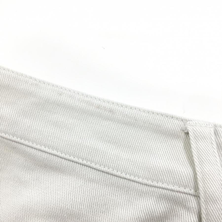PEARLY GATES（パーリーゲイツ） スカート 白×オレンジ 刺しゅう ピン