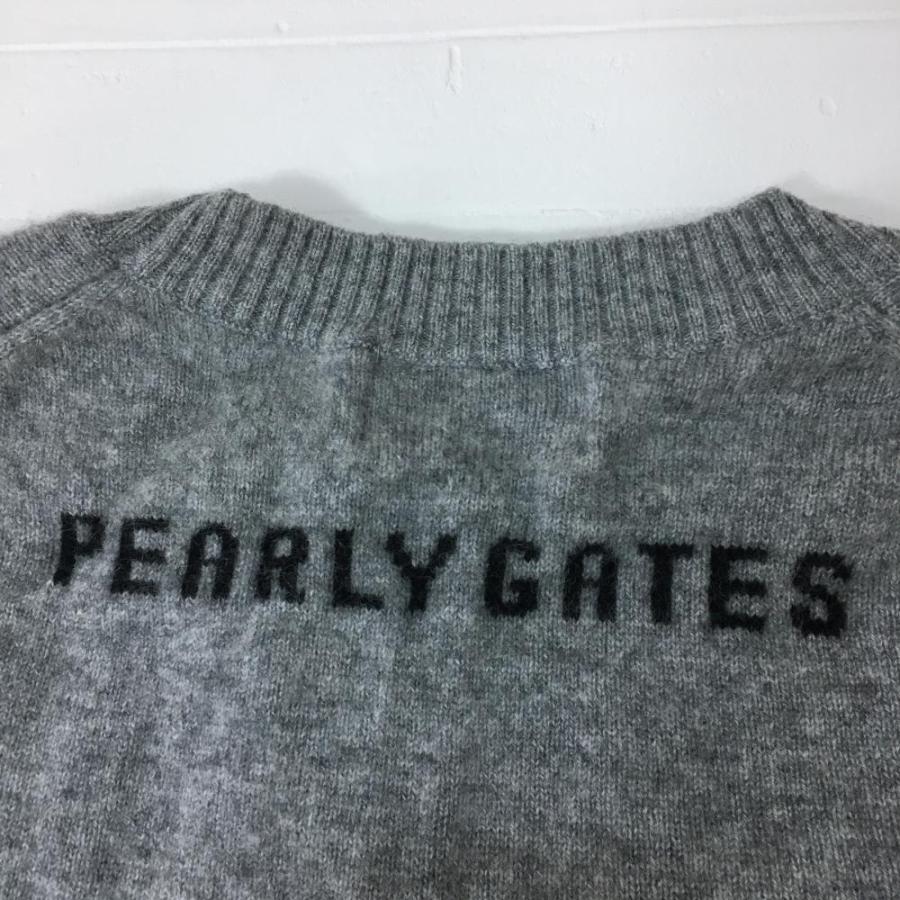 20%OFF価格／PEARLY GATES パーリーゲイツ 長袖ニットセーター 杢 