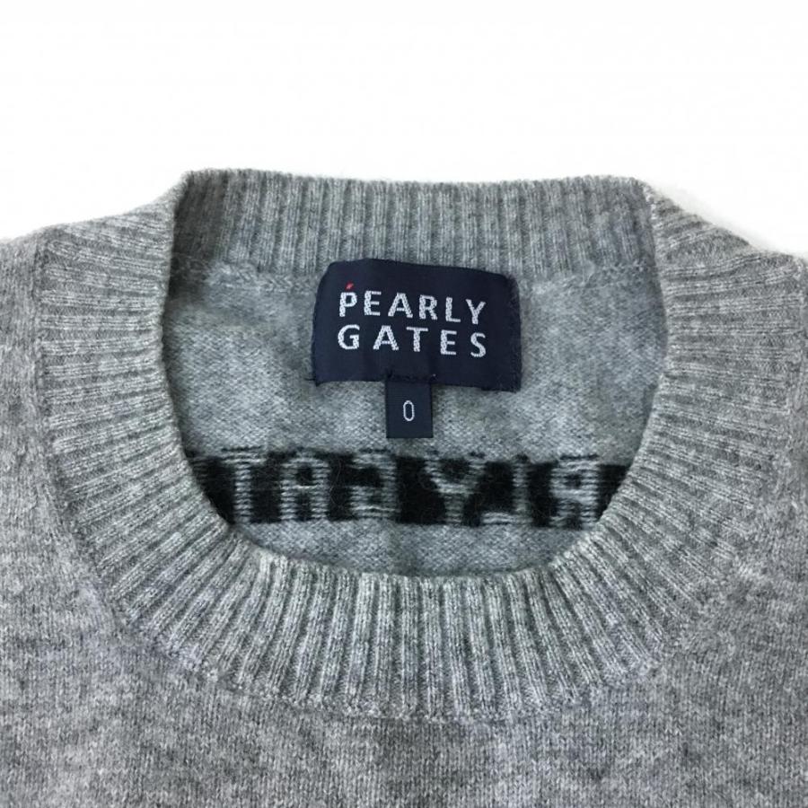 20%OFF価格／PEARLY GATES パーリーゲイツ 長袖ニットセーター 杢 