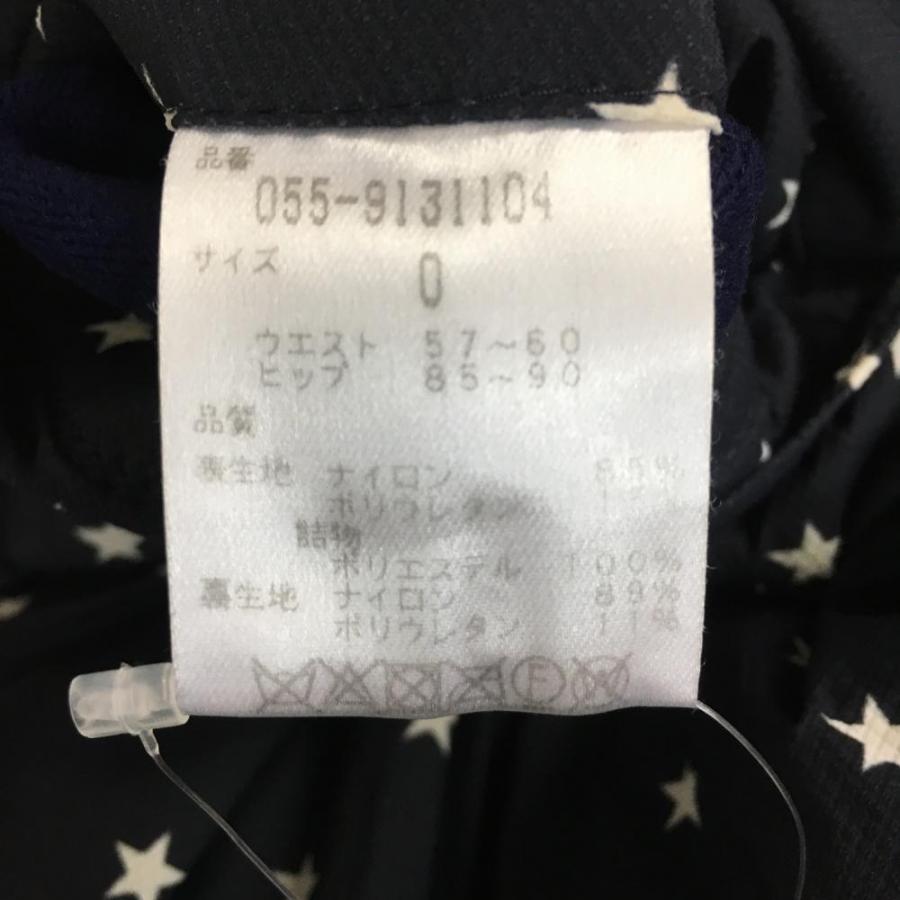 PEARLY GATES パーリーゲイツ 中綿パンツ ネイビー×白 星柄 総柄