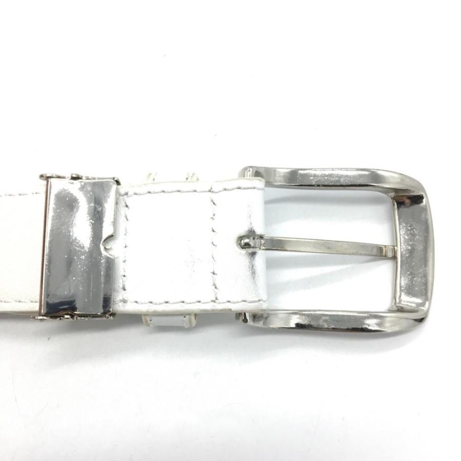 10%OFF価格／PEARLY GATES パーリーゲイツ ベルト 白×マルチカラー