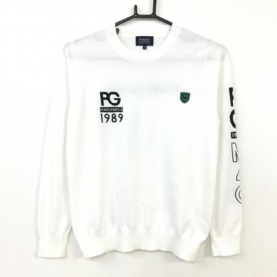 10%OFF価格／(美品)2020年＊PEARLY GATES パーリーゲイツ 長袖ニット