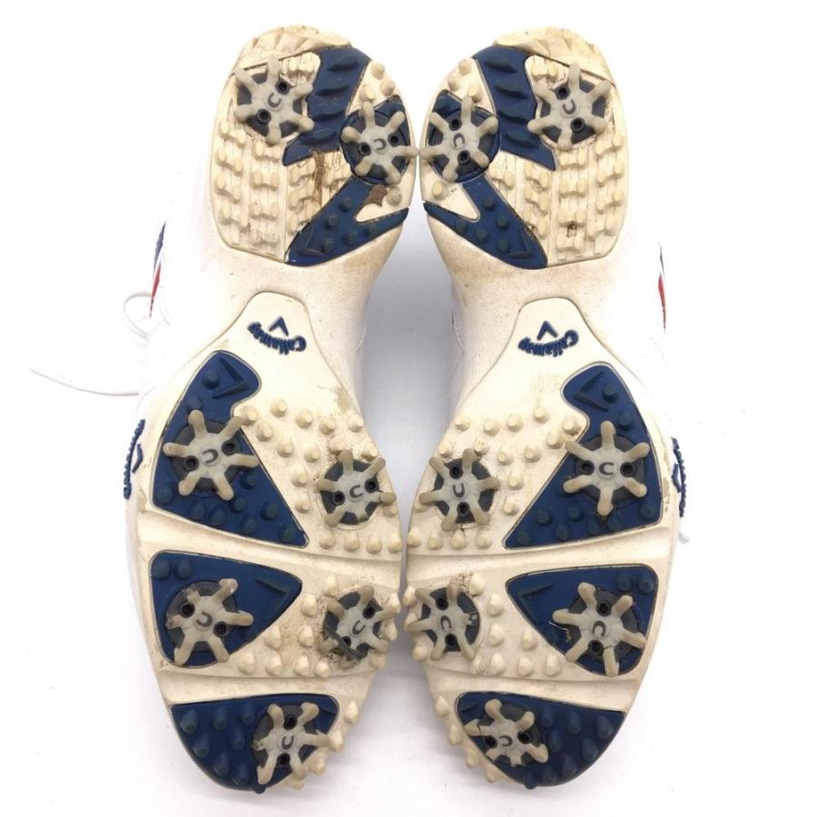 Callaway（キャロウェイ） ゴルフシューズ 白×ネイビー アーバン