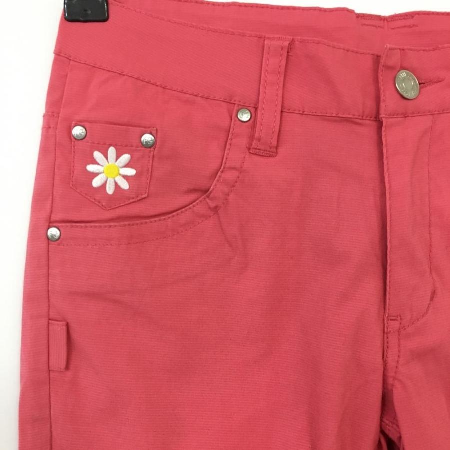 20%OFF価格／(美品)PEARLY GATES パーリーゲイツ パンツ ピンク×ブルー