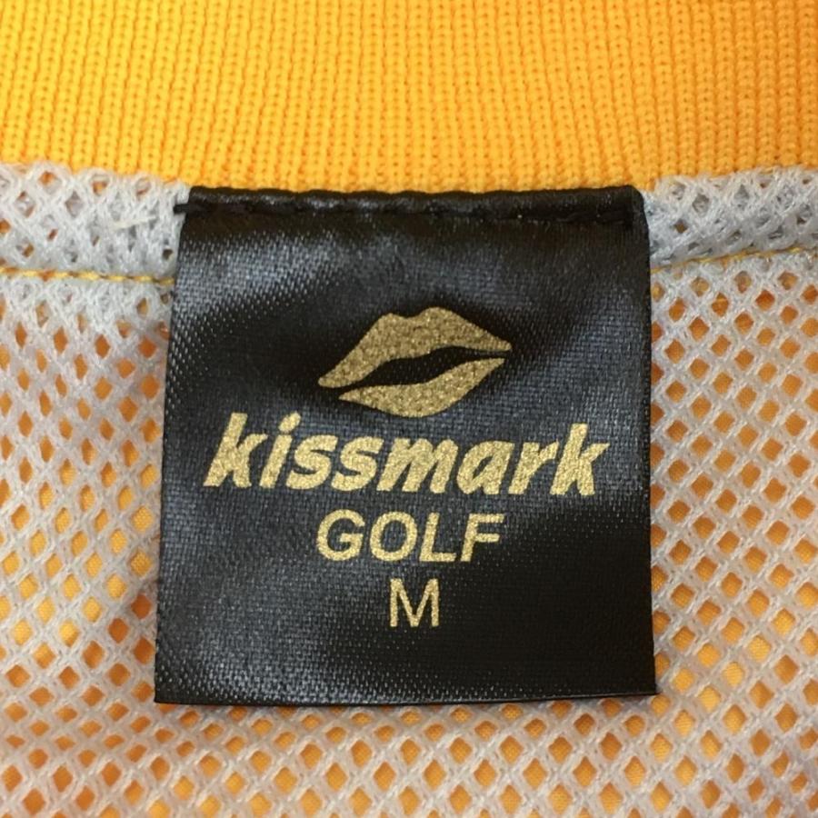 kissmark（キスマーク） ウィンドジャケット オレンジ×グレー 裏