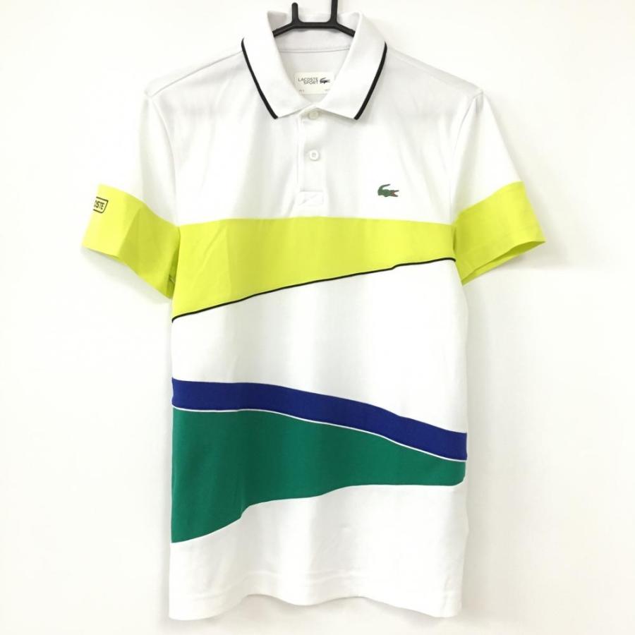 お買い得品 ラコステ 半袖 ポロシャツ 白 cerkafor.com