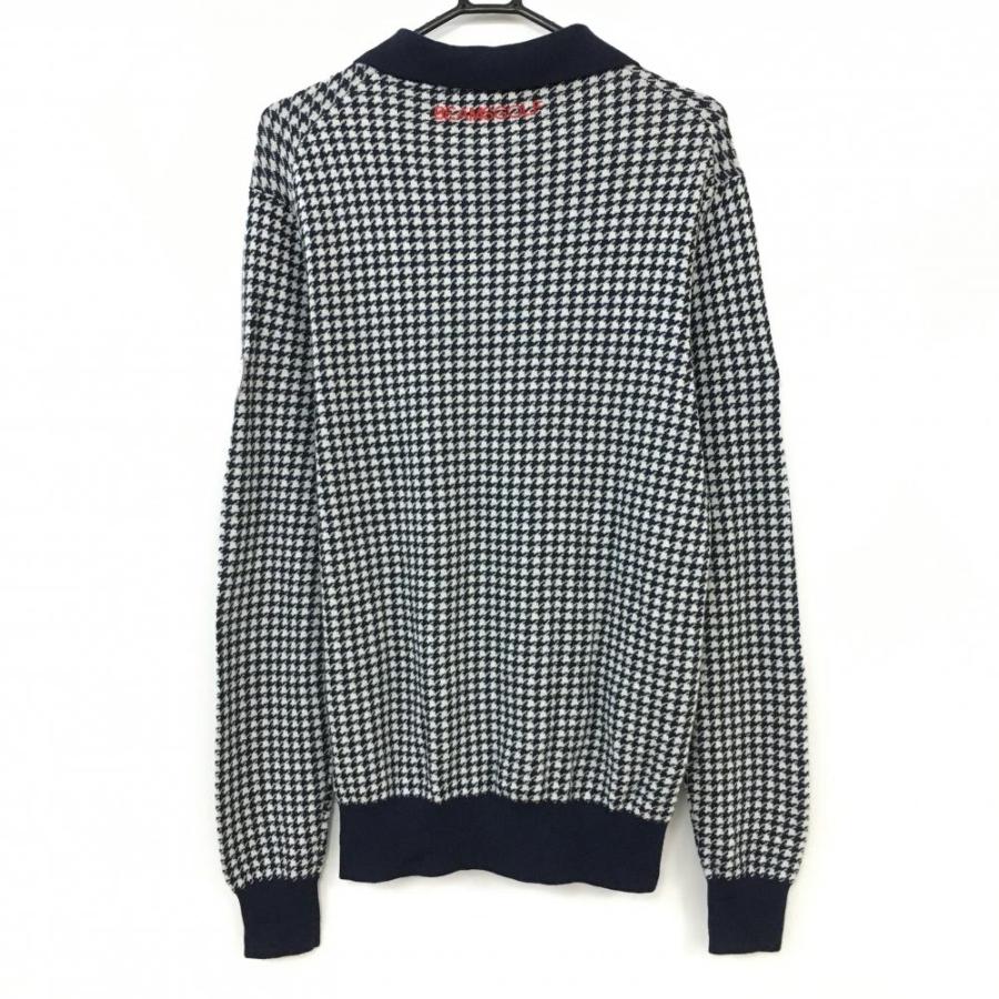 超美品)2020年＊BEAMS GOLF ビームスゴルフ 襟付ニットセーター  