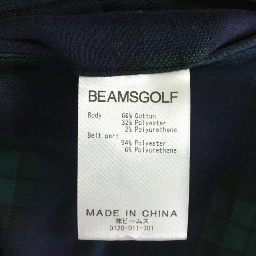 超美品)2020年＊BEAMS GOLF ビームスゴルフ ストレッチパンツ ネイビー