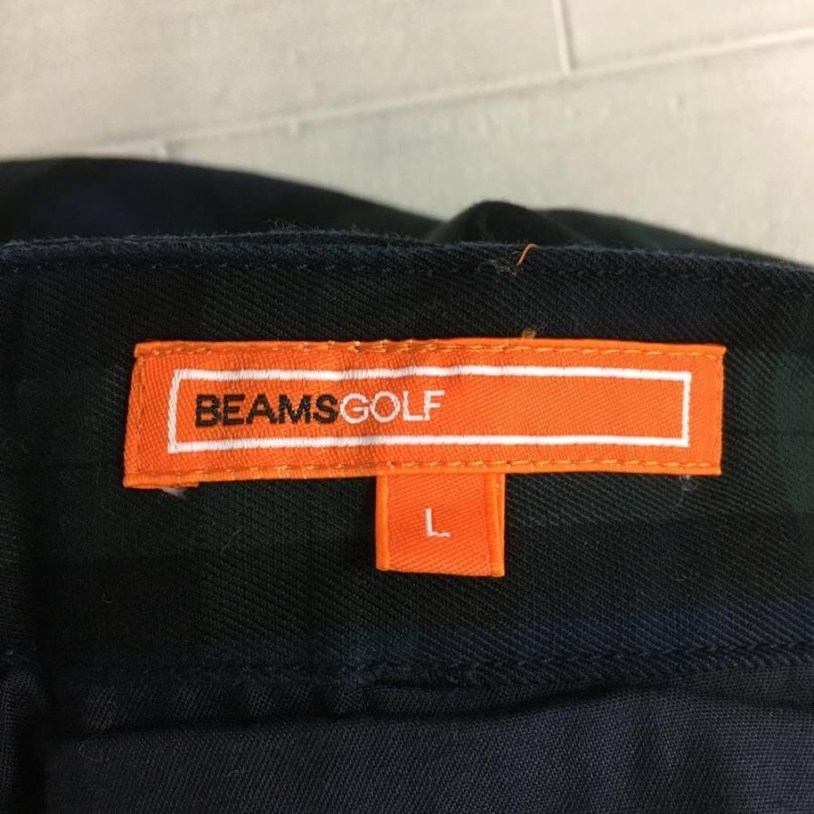 15%OFF価格／BEAMS GOLF ビームスゴルフ パンツ ネイビー×ダーク