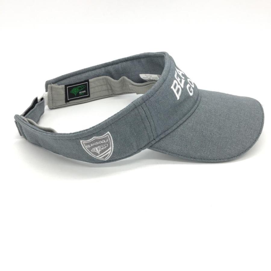 10%OFF価格／(超美品)BEAMS GOLF ビームスゴルフ サンバイザー グレー