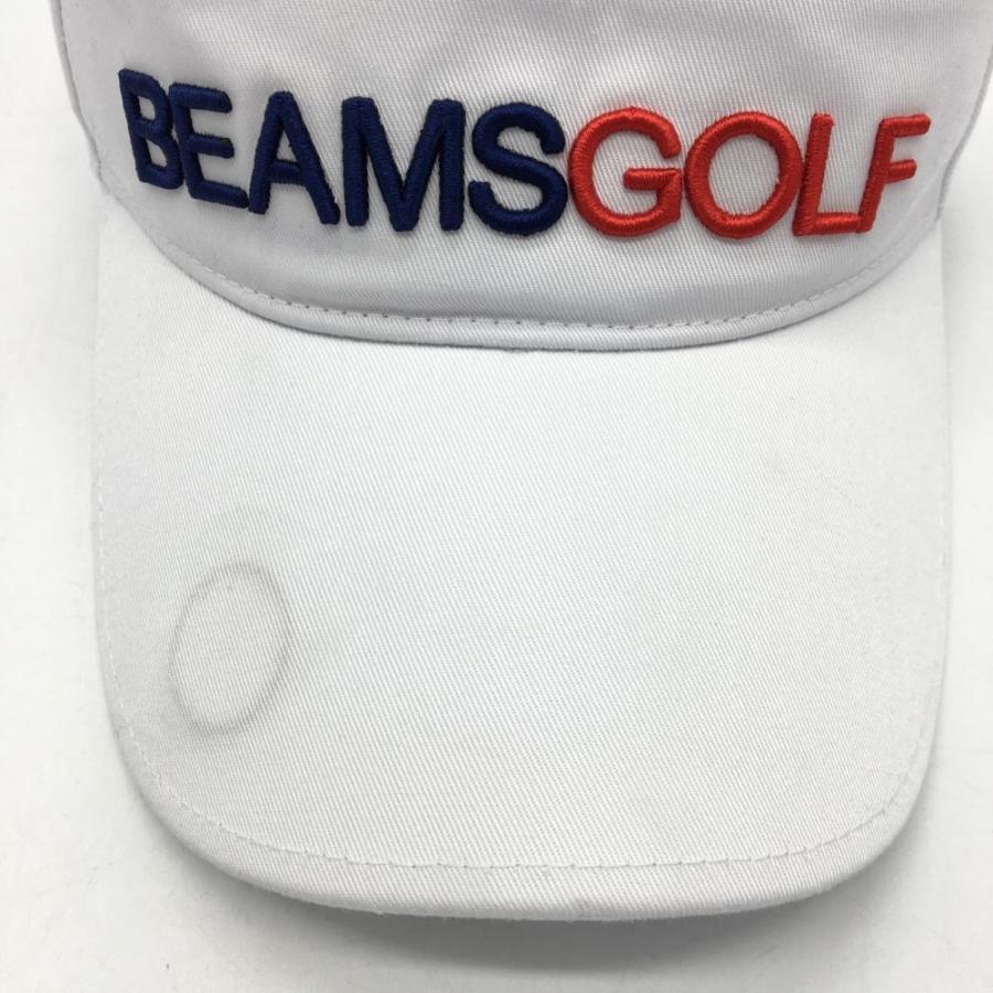 20%OFF価格／(美品)BEAMS GOLF ビームスゴルフ サンバイザー 白