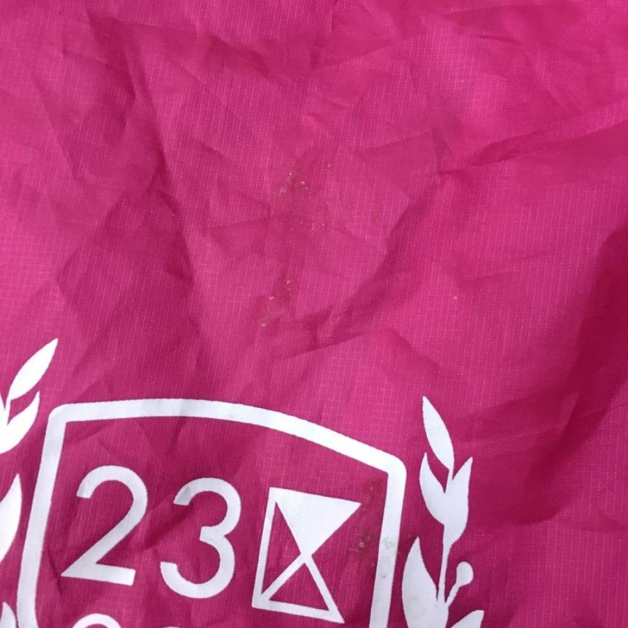 23区GOLF 23区ゴルフ ジップパーカー ピンク×白 薄手 ポケッタブル