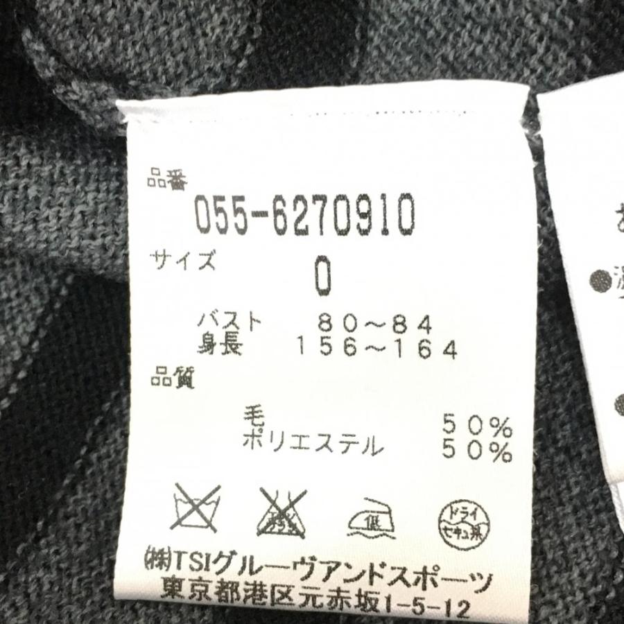 超美品)PEARLY GATES パーリーゲイツ 長袖ニットセーター 杢グレー×黒