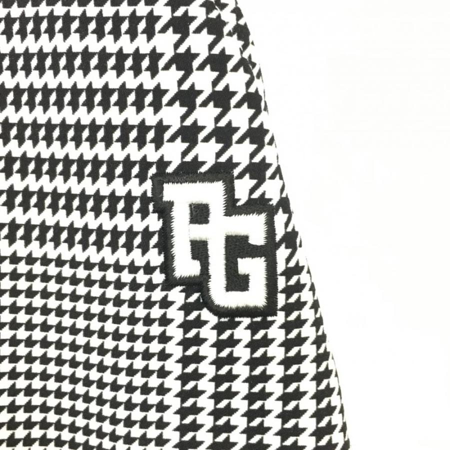 PEARLY GATES パーリーゲイツ 総柄 スカート 白 黒 XS 00 10%OFF価格／(超美品)PEARLY GATES パーリーゲイツ スカート 黒×白