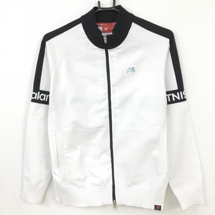 20%OFF価格／(超美品)New Balance ニューバランス ニットブルゾン 白