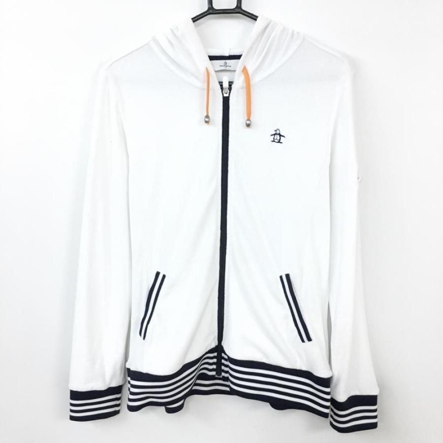 20%OFF価格／(美品)Munsingwear マンシングウェア パイルパーカー 白