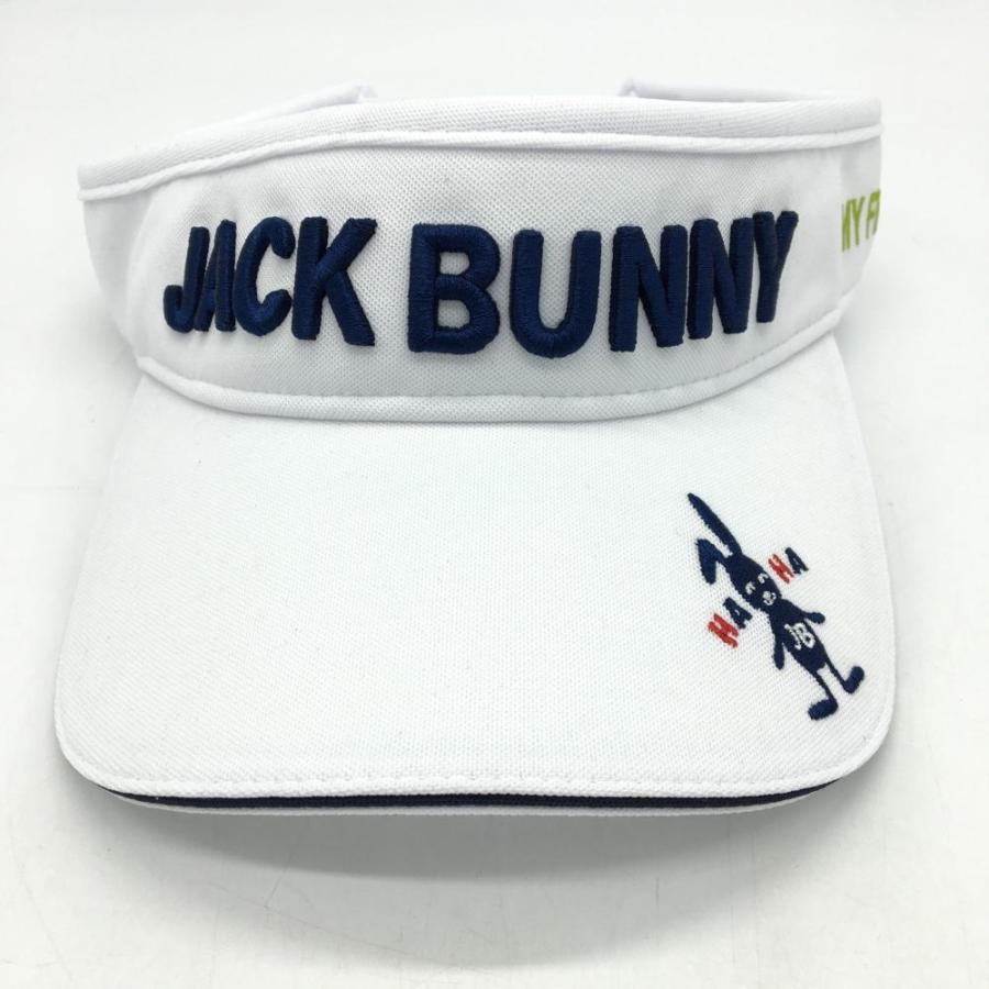 Jack Bunny!! ジャックバニー ロゴ ウール混 サンバイザー ゴルフ