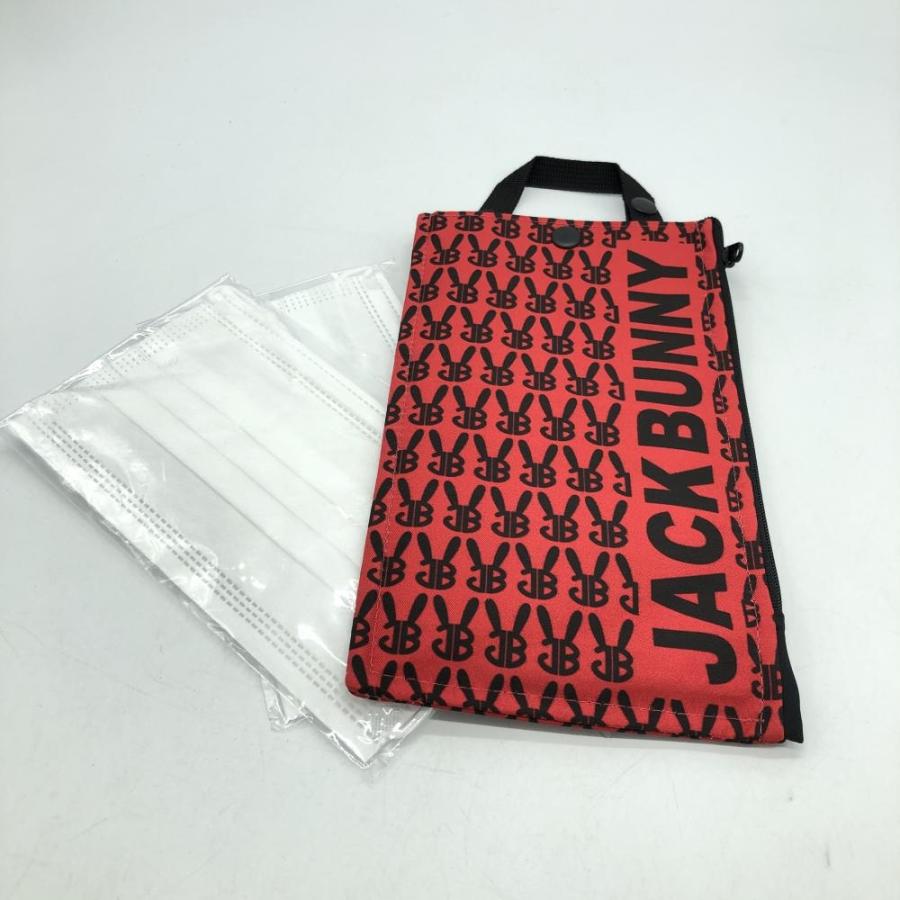 40%OFF価格／(新品)Jack Bunny ジャックバニー マスクケース レッド×黒