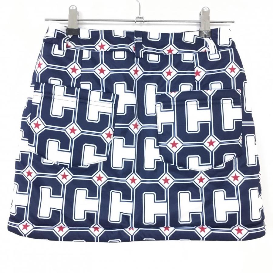 美品 キャロウェイ 中綿 リバーシブル スカート レディースS ホワイト