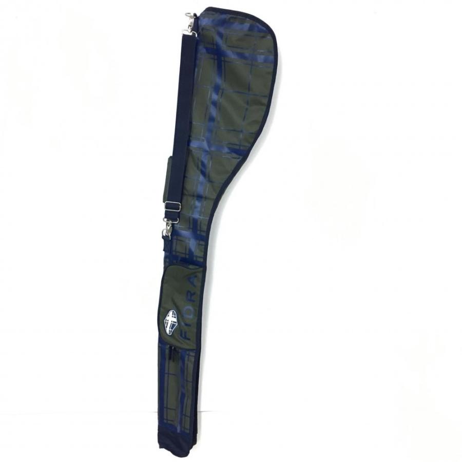 10%OFF価格／(美品)FIDRA フィドラ クラブケース カーキ×ネイビー