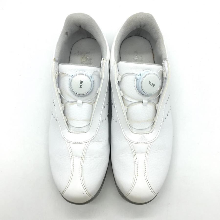 20%OFF価格／adidas アディダス ゴルフシューズ 白 ボア BOA 33603