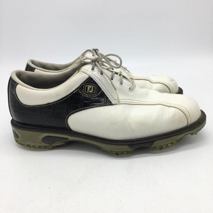 10%OFF価格／FootJoy フットジョイ ゴルフシューズ 白×黒 一部型押し