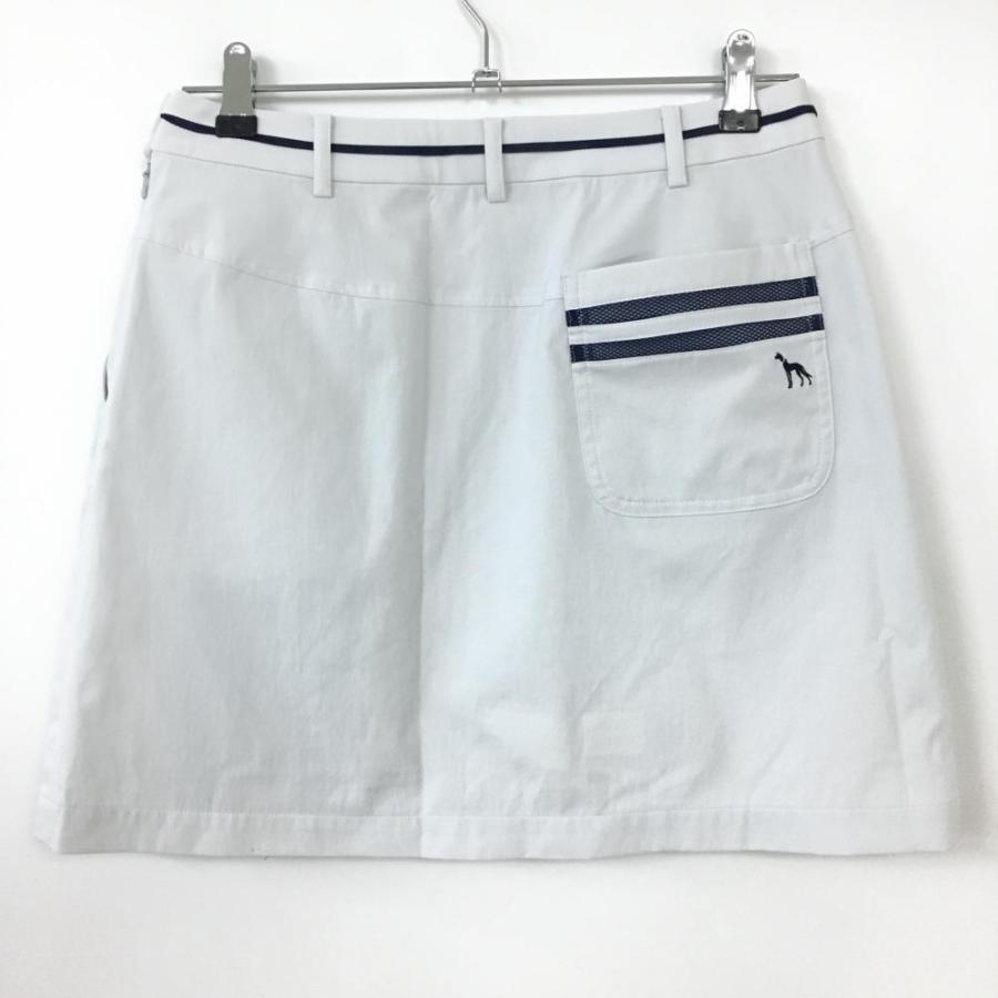 超美品】adabat アダバット スカート ライトグレー×ネイビー