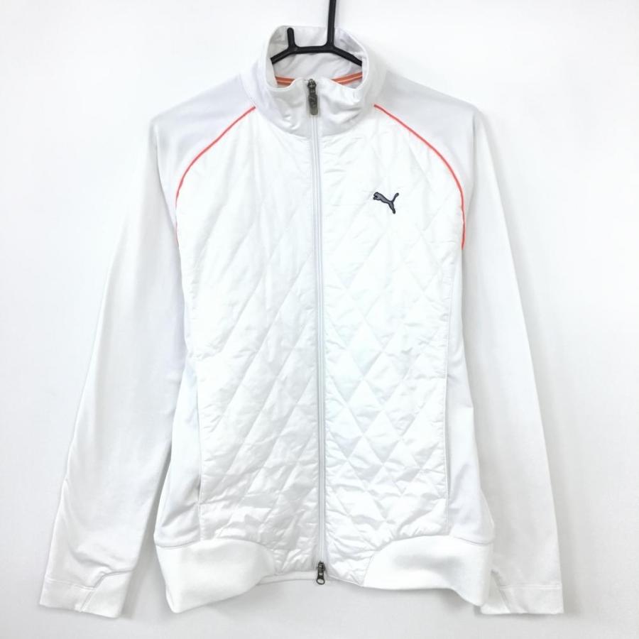 10%OFF価格／PUMA プーマ 中綿ジャケット 白×オレンジ 一部