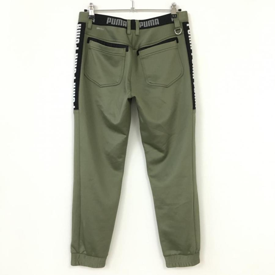 10%OFF価格／(美品)PUMA プーマ ジョガーパンツ カーキ×黒