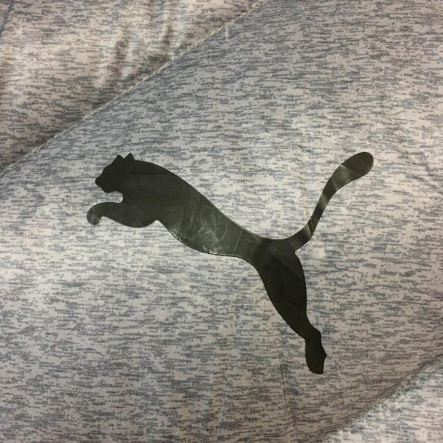 10%OFF価格/(超美品)PUMA プーマ ダウンベスト 杢グレー×黒 10%OFF価格/(超美品)PUMA プーマ ダウンベスト 杢グレー×黒