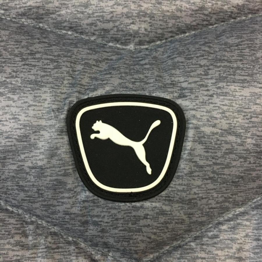 10%OFF価格/(超美品)PUMA プーマ ダウンベスト 杢グレー×黒 10%OFF価格/(超美品)PUMA プーマ ダウンベスト 杢グレー×黒