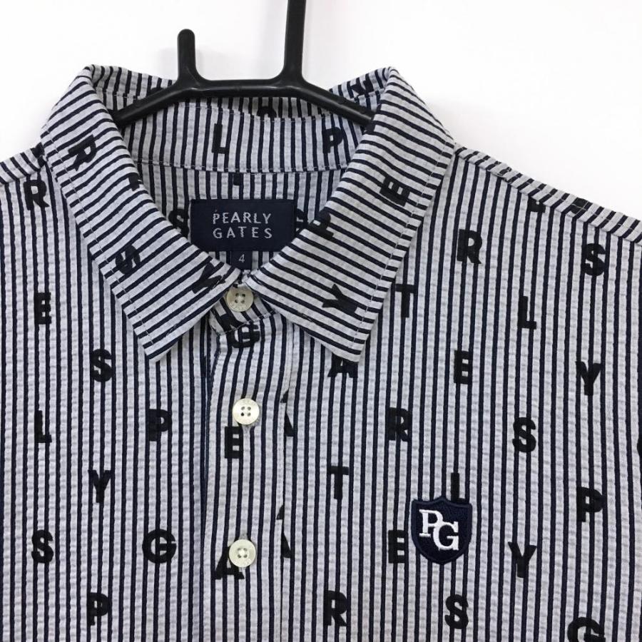 超美品)2020年＊PEARLY GATES パーリーゲイツ 半袖ポロシャツ グレー