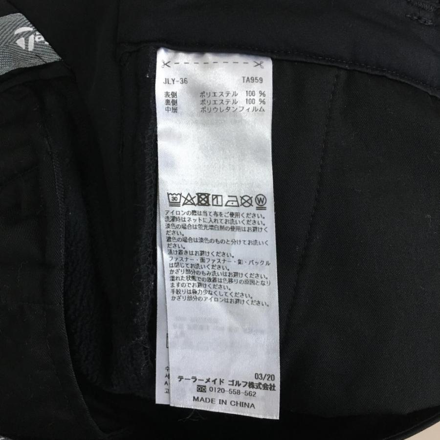 超美品)TaylorMade テーラーメイド パンツ 黒 裏起毛 シンプル 無地