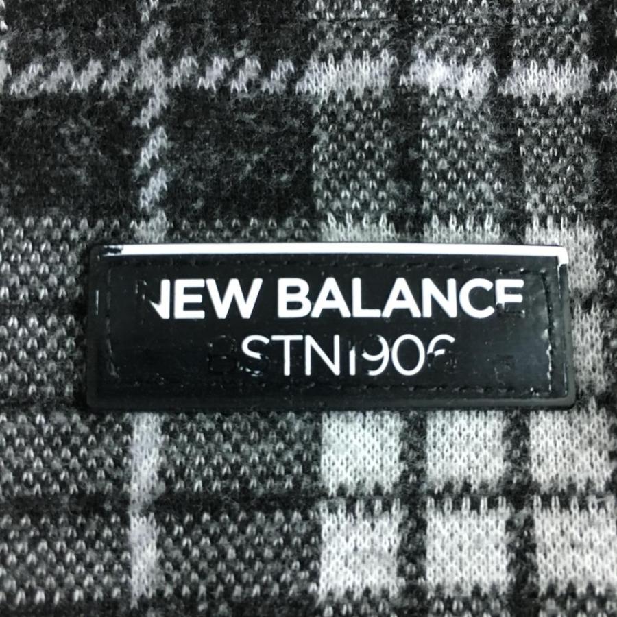 New Balance（ニューバランス） パンツ 黒×白 チェック柄 裏地付き
