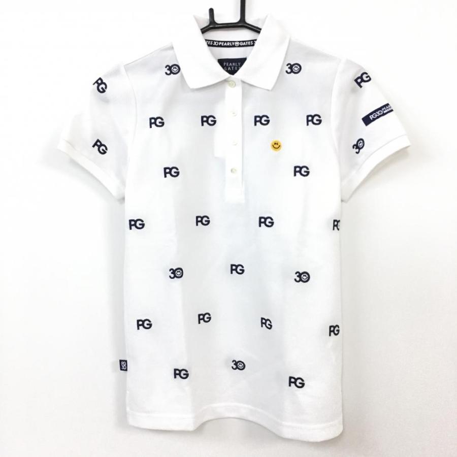 60%OFF価格／(新品)PEARLY GATES パーリーゲイツ 半袖ポロシャツ 白