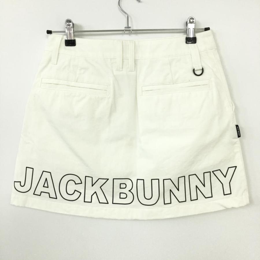 2020年＊Jack Bunny ジャックバニー スカート 白×ネイビー ロゴ