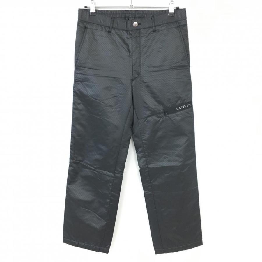 50%OFF価格／(超美品)LANVIN SPORT ランバンスポール 中綿パンツ 黒 