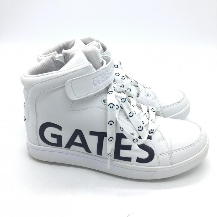 美品)PEARLY GATES パーリーゲイツ ミドルカットゴルフシューズ 美品)PEARLY GATES パーリーゲイツ ミドルカットゴルフシューズ