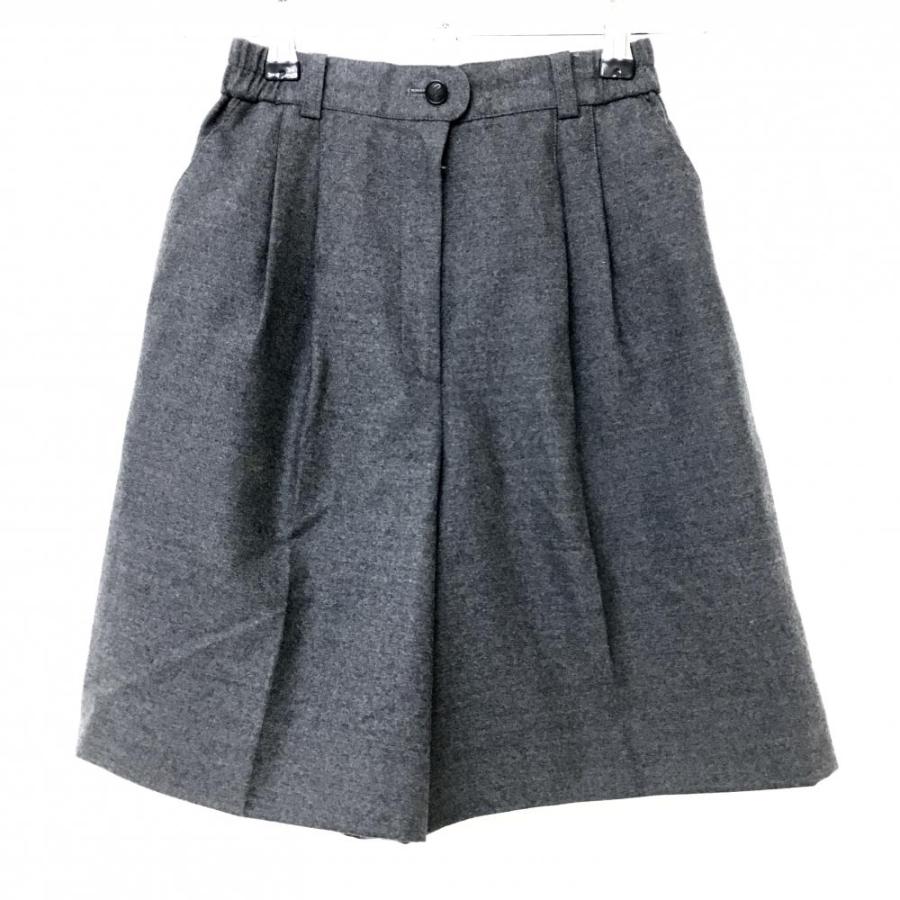 adabat アダバット キュロットスカート グレー ウール100％ 裏地付  