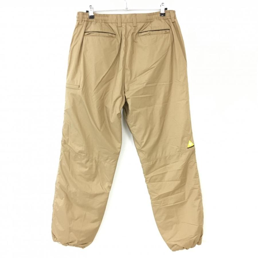 10%OFF価格／(超美品)le coq sportif ルコック 中綿パンツ ベージュ×黒  