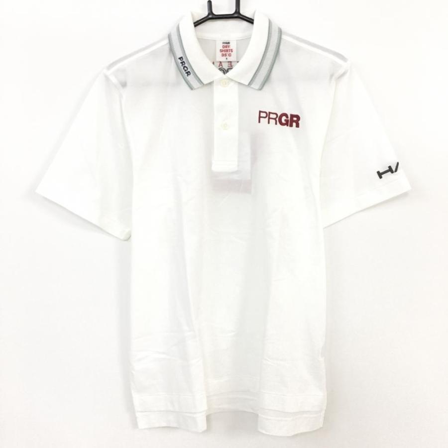 PRGRゴルフシャツ(半袖) 60%OFF価格／(新品)70％OFF〜PRGR プロギア 半袖ポロシャツ 白