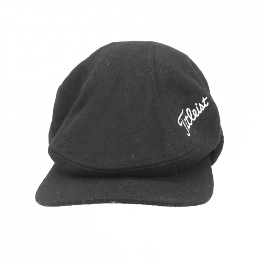 10%OFF価格／(美品)TITLEIST タイトリスト ハンチング帽 黒 ウール混