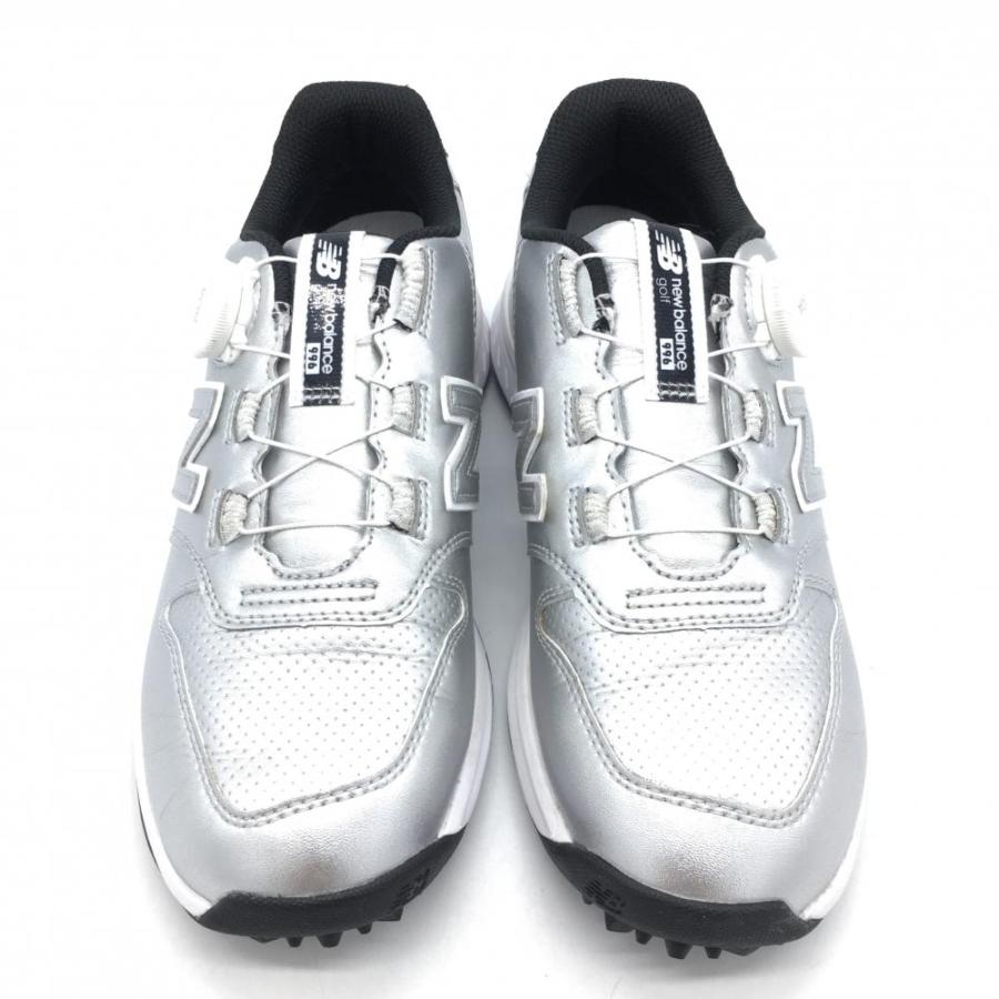 New Balance WGBS996Z シルバー ゴルフシューズ　女性用　23 New Balance（ニューバランス） 女性用 レディース WGBS996 Z スパイク